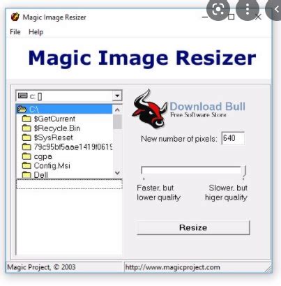 Portable Magic Image Resizer